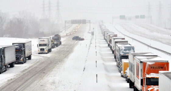 Truck Travel Ban & Emergencies Declared During Winter Storm Fern